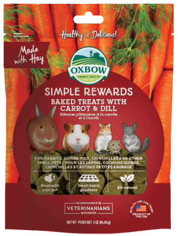 Oxbow Simple Rewards Baked Treats with Carrot & Dill